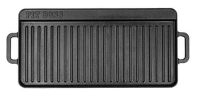 PIT BOSS 10x20 cast iron griddle surface for versatile family meals.