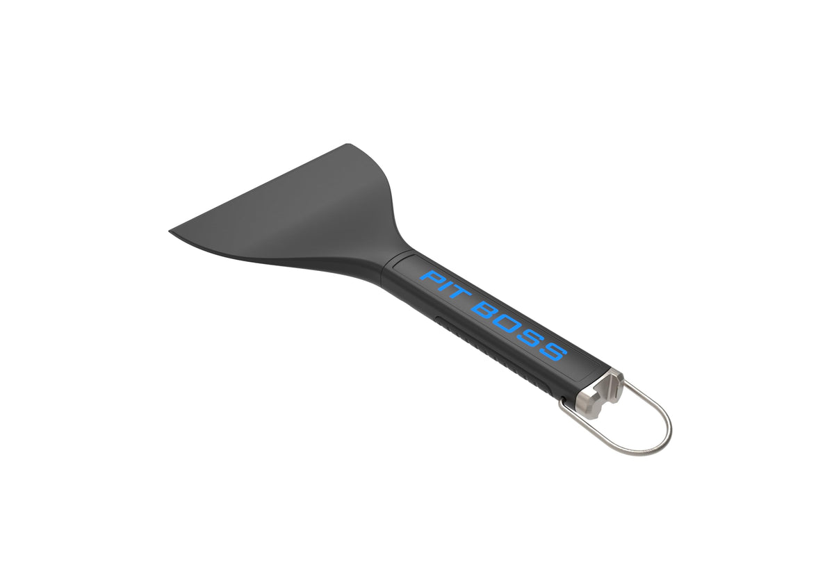 Pit Boss 40934 Ultimate Griddle Scraper (black) for easy residue removal after grilling and quick cleanup