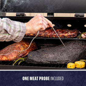 Pit Boss 500FB2 5-lb hopper supports longer cooks with fewer refills.