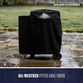 Pit Boss 500FB2 outdoor patio setup ideal for backyard gatherings.