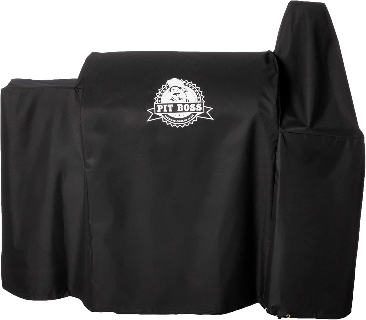 Pit Boss 800 Series Deluxe Cover fully shields PB820/850 grills from sun and rain