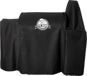 Pit Boss 800 Series Deluxe Cover fully shields PB820/850 grills from sun and rain
