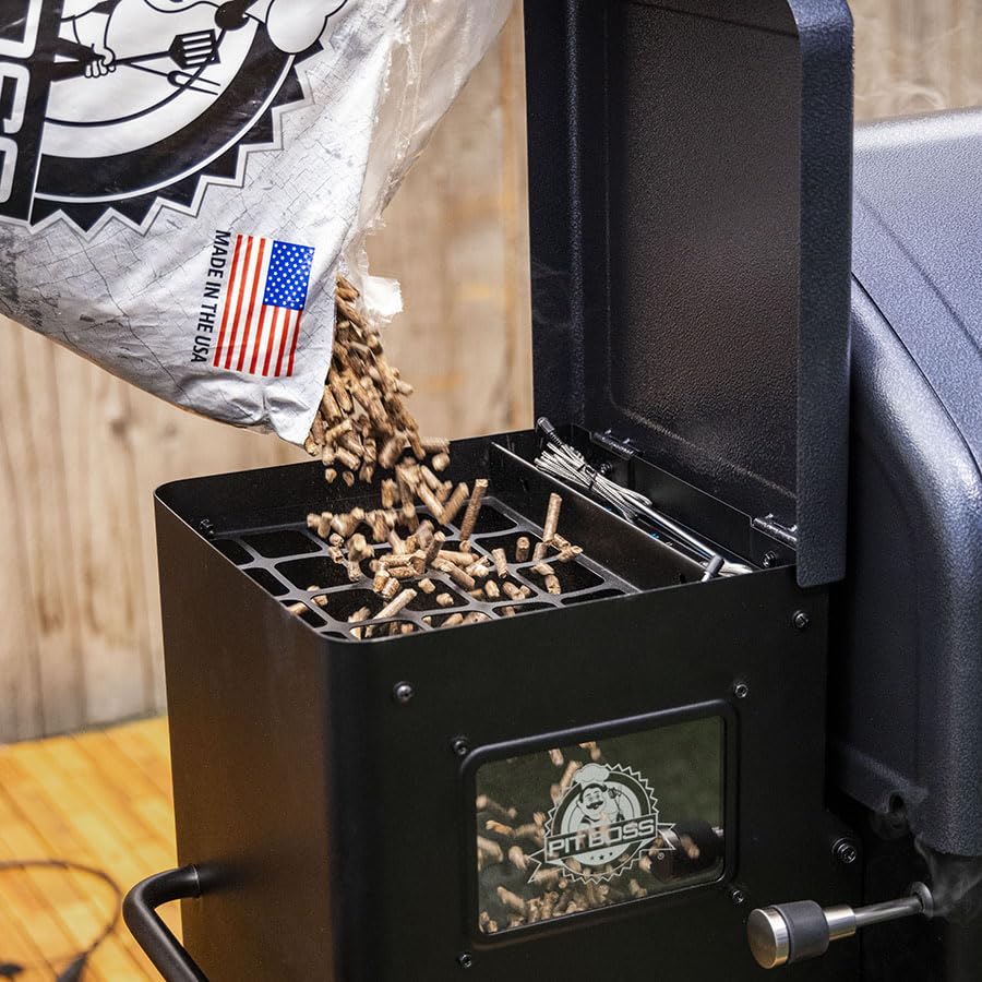 Pit Boss Apple pellets burn with low ash for easy cleanup