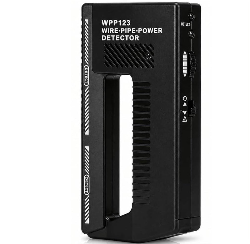 Pithon Grips WPP123 detects live wires behind walls to reduce drilling risk.
