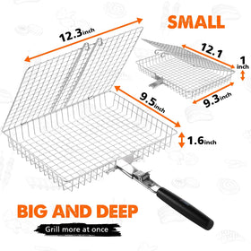 PitInnov Removable Wooden Handle for safe grilling and easy storage