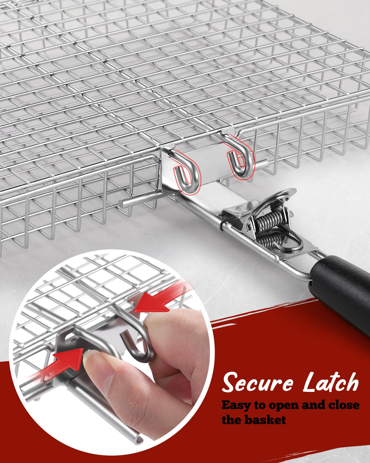 PitInnov Stainless steel construction for durability and hygienic grilling.