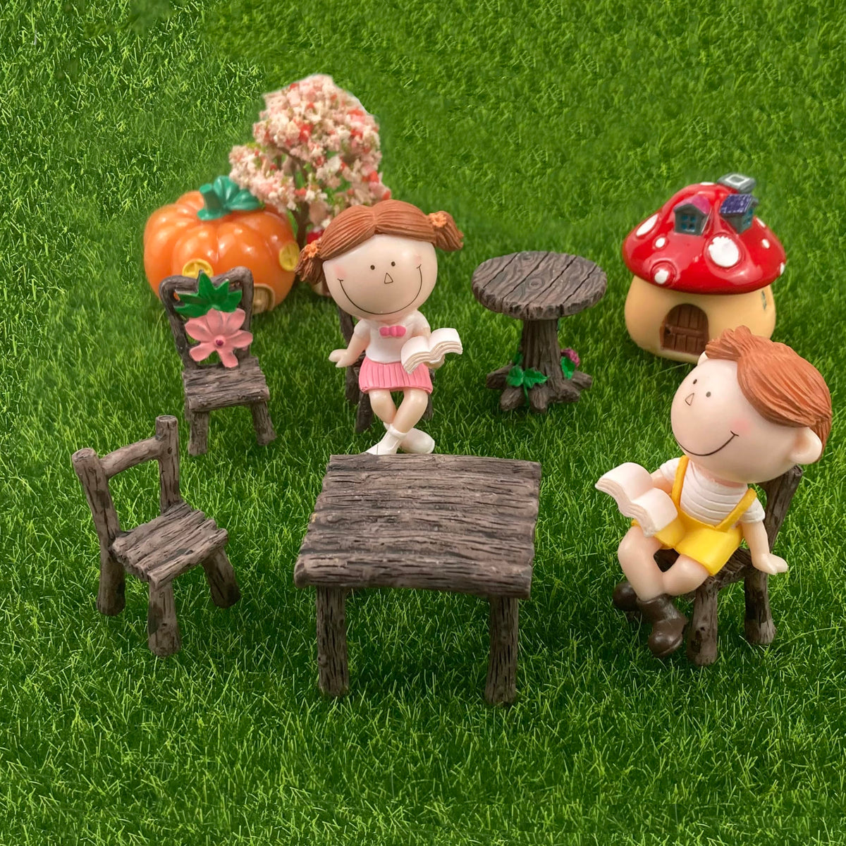 Pivnasy DIY fairy garden decor accessories spark creative micro landscapes.