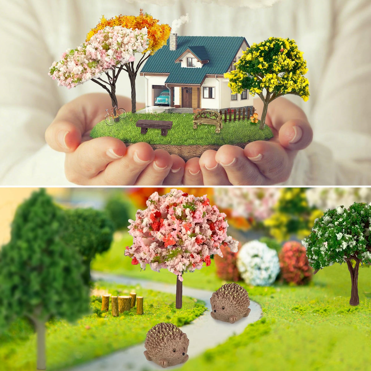 PIVNASY mushroom collection brightens dollhouses and fairy-world displays.