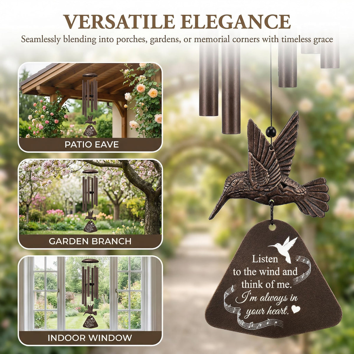 PIXPRI gift-set memorial chime arrives ready to gift with card.