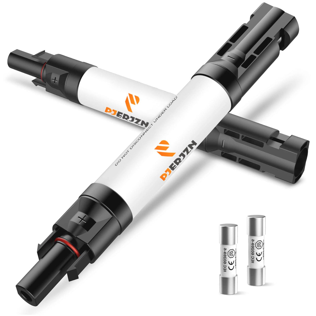 Pjerjzn 15A solar fuse holder for 1000V inline protection in solar setups.