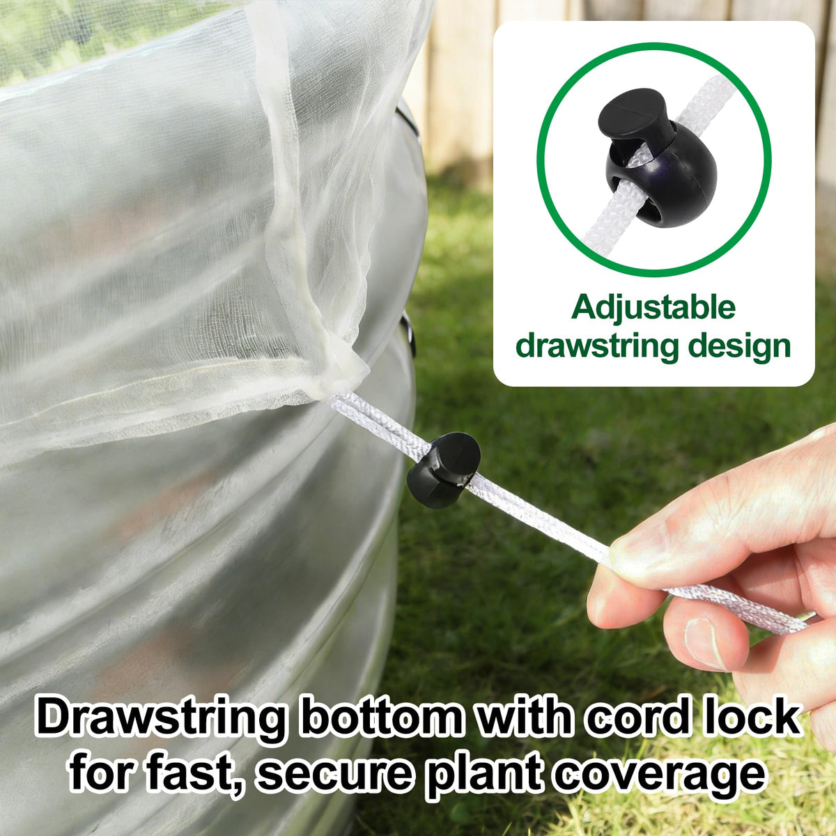 PJT breathable mesh allowing sunlight and airflow to crops