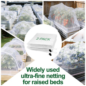 PJT easy install and storage-ready garden netting