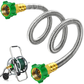 PJT female-to-female 4ft connector for versatile hose extensions with a leak-free promise.