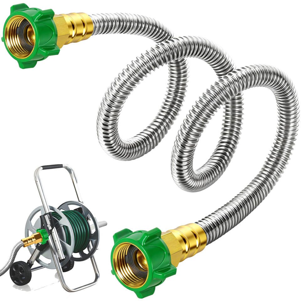 PJT female-to-female 4ft connector for versatile hose extensions with a leak-free promise.