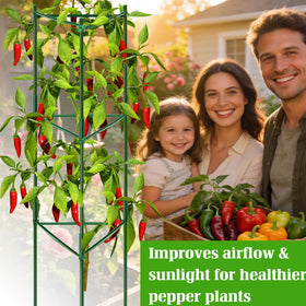 PJT rust-resistant steel construction withstands wind and rain through the season.