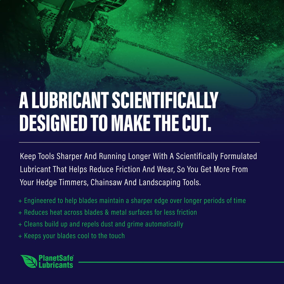 PlanetSafe 3-in-1 oil cleans, lubricates, and protects garden tools.