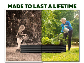 Plant & Plot durable galvanized metal sides resist rust and weathering