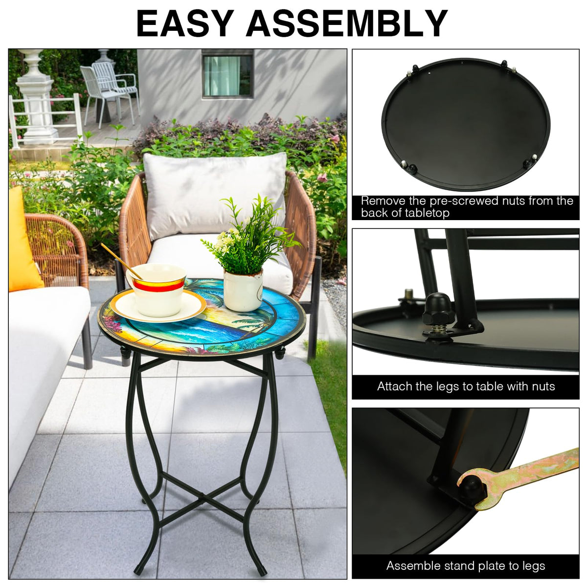 Plant Castle multipurpose table doubles as plant stand