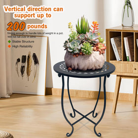 Plant Castle multipurpose table doubles as plant stand or end table