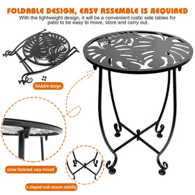 Plant Castle welded X-legs ensure stability on balcony surfaces.