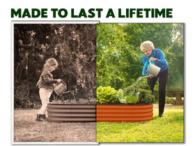 Plant & Plot 4x2x1 open-base design suitable for quick assembly in any yard