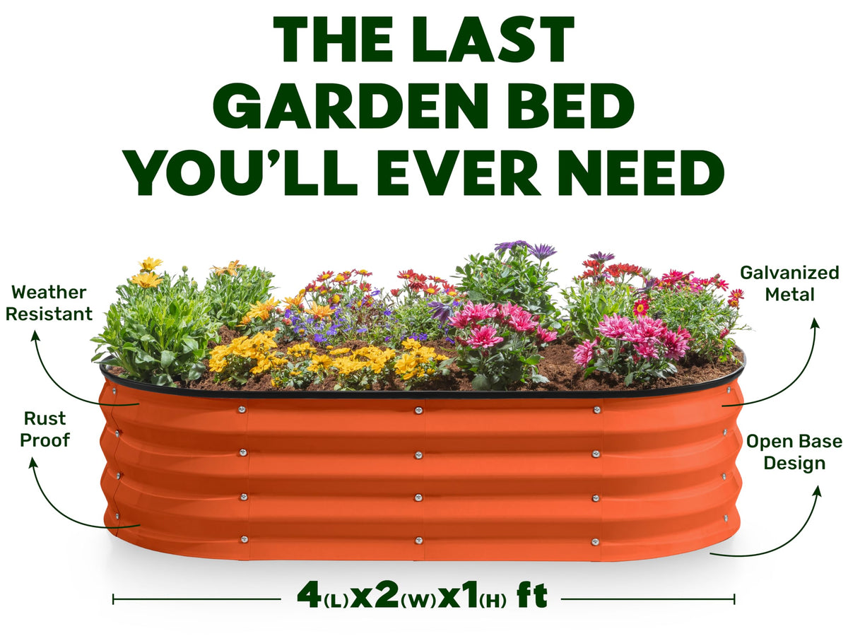 Plant & Plot garden bed with clear assembly steps for easy setup