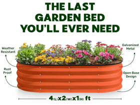 Plant & Plot garden bed with clear assembly steps for easy setup
