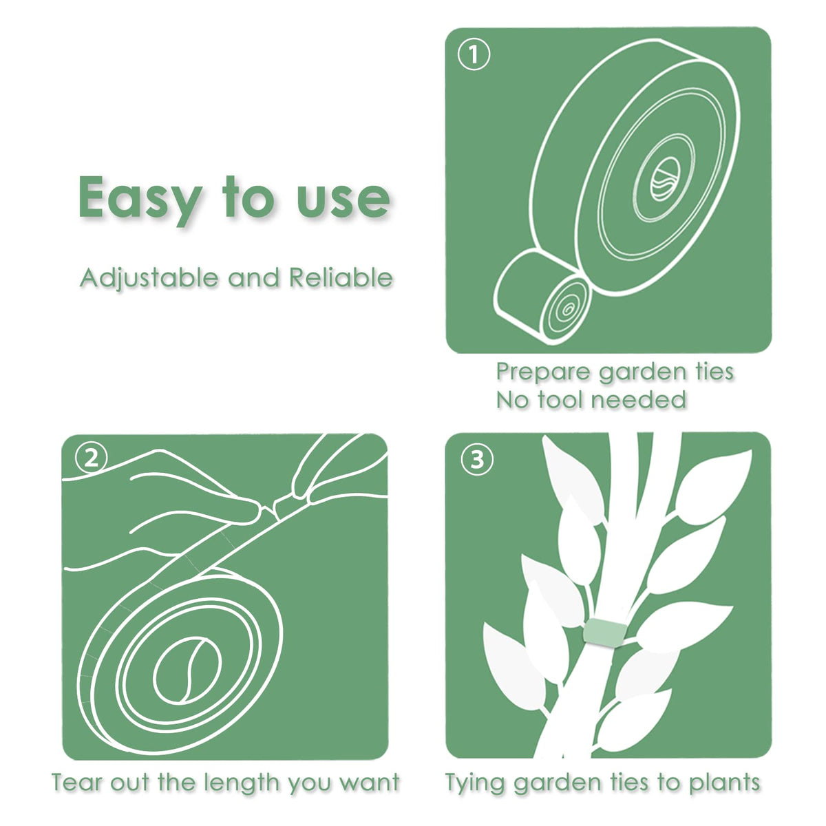 Plantactic Garden Tie nylon material for durable binding