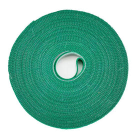 Plantactic Garden Tie green tape for plant support and cable organization.