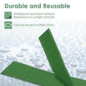Plantactic double-sided tape with soft nylon and PP for easy fastening.