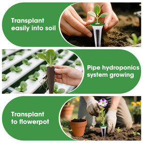 PlantaPulse plant labels, 50-pack, helps organize pods and seeds.