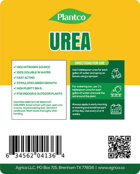 Plantco Urea 46-0-0 suitable for indoor and outdoor plants