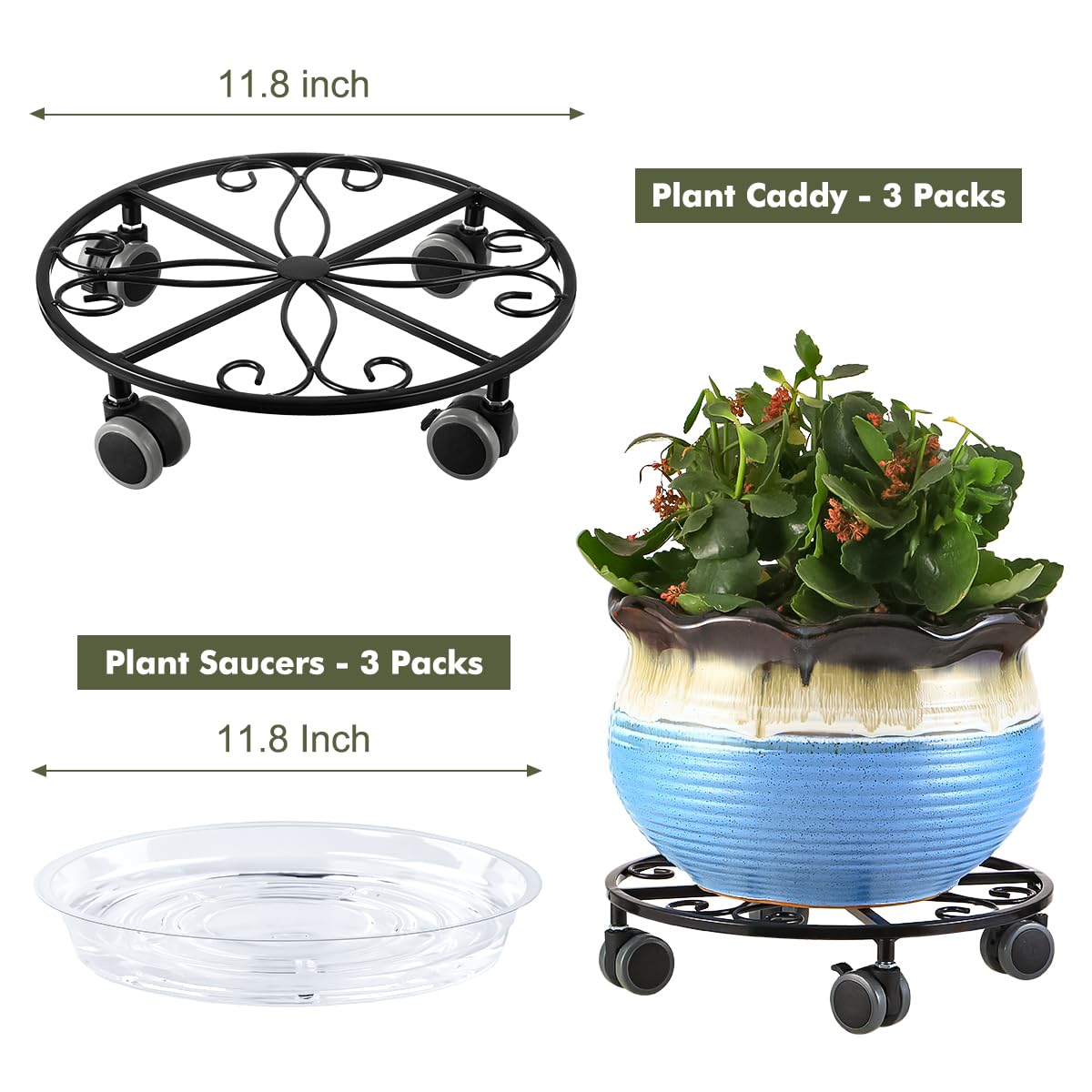 Planterhoma iron rustproof finish close-up highlights durable powder coating for outdoors