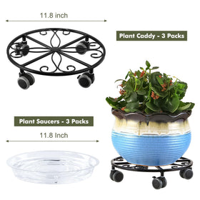 Planterhoma iron rustproof finish close-up highlights durable powder coating for outdoors