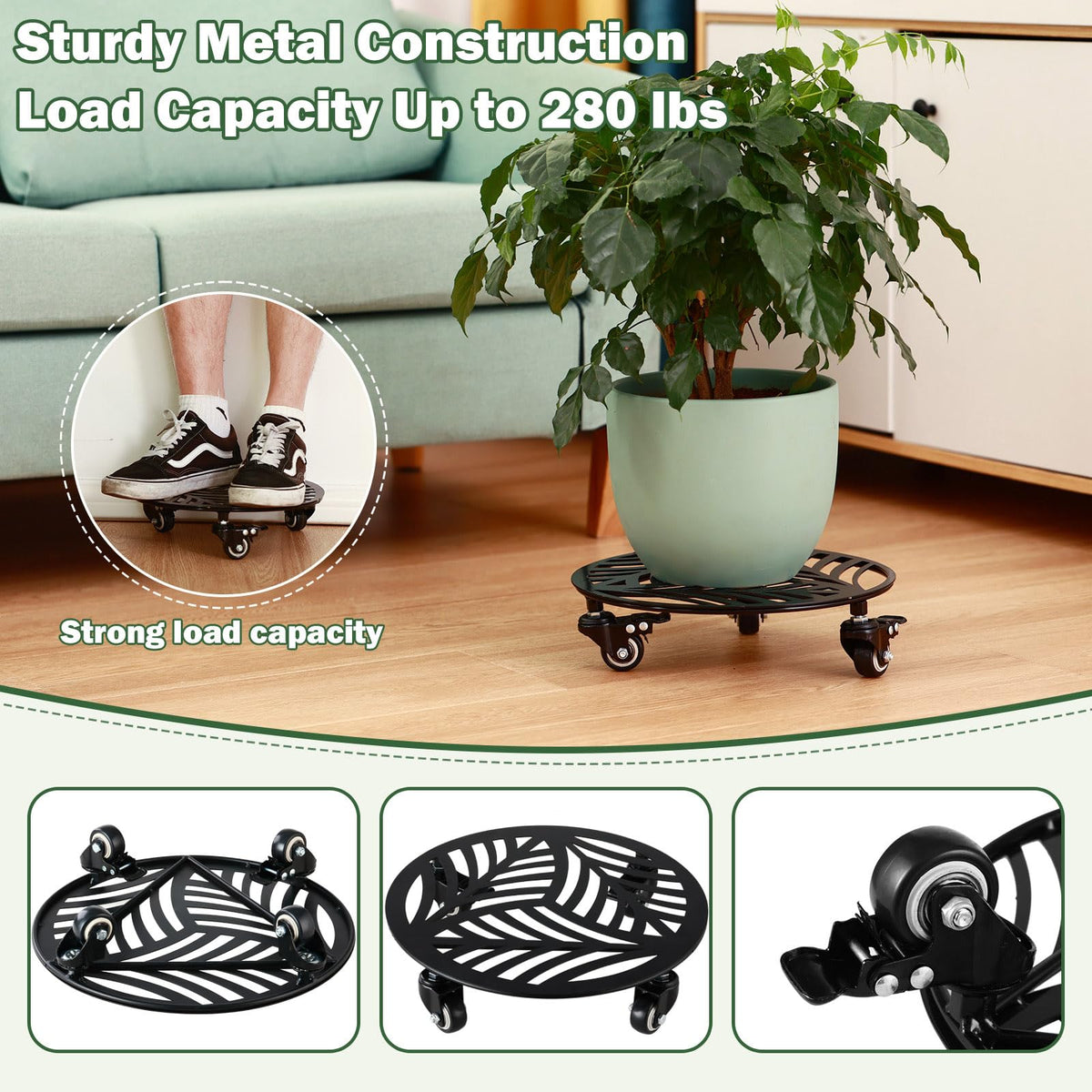 Planterhoma moves large pots and heavy garden items with ease.