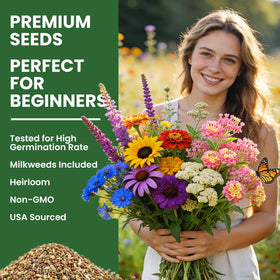 PLANTMEW long-season blooms emphasize color from spring to fall