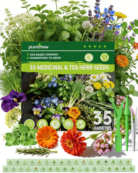 PLANTMEW medicinal tea herbs seeds pack for home gardening and fresh blends