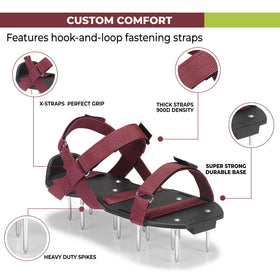 Plantnomics lawn aerator shoes fully adjustable one-size-fits-all for a comfortable fit