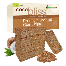 Plantonix Coco Chips brick pack demonstrates sustainable soil amendment