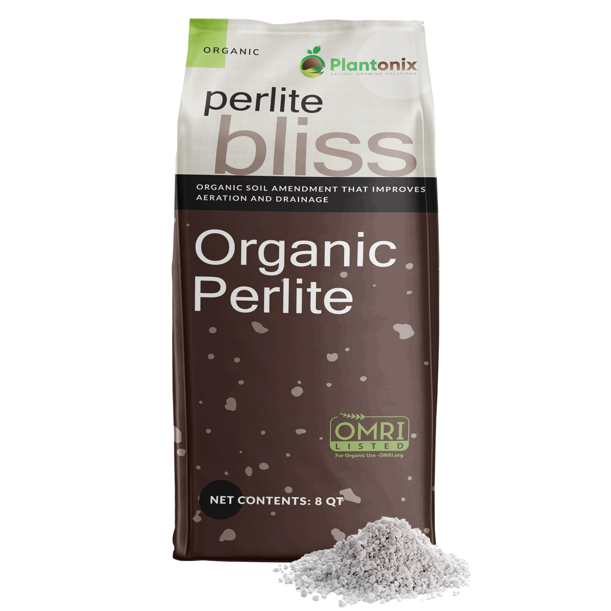 Plantonix Perlite Bliss improves soil aeration for healthier roots