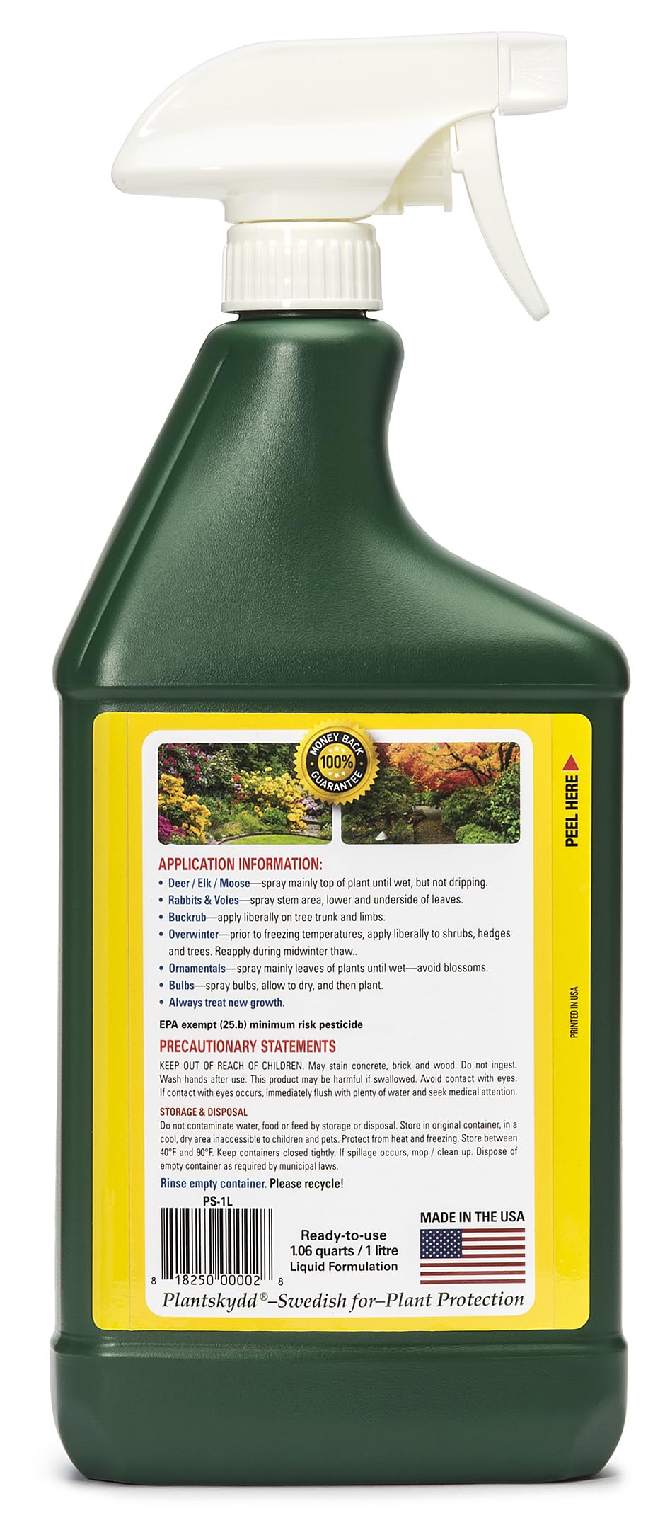 Plantskydd made in USA for reliable garden protection.