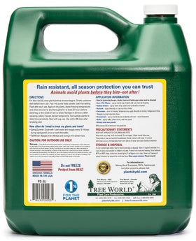 Plantskydd rainfast coating in 24 hours protects plants from rain.