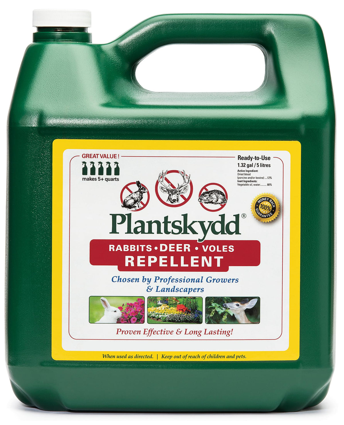 Plantskydd helps with year-round protection for flowers, shrubs, and bulbs.