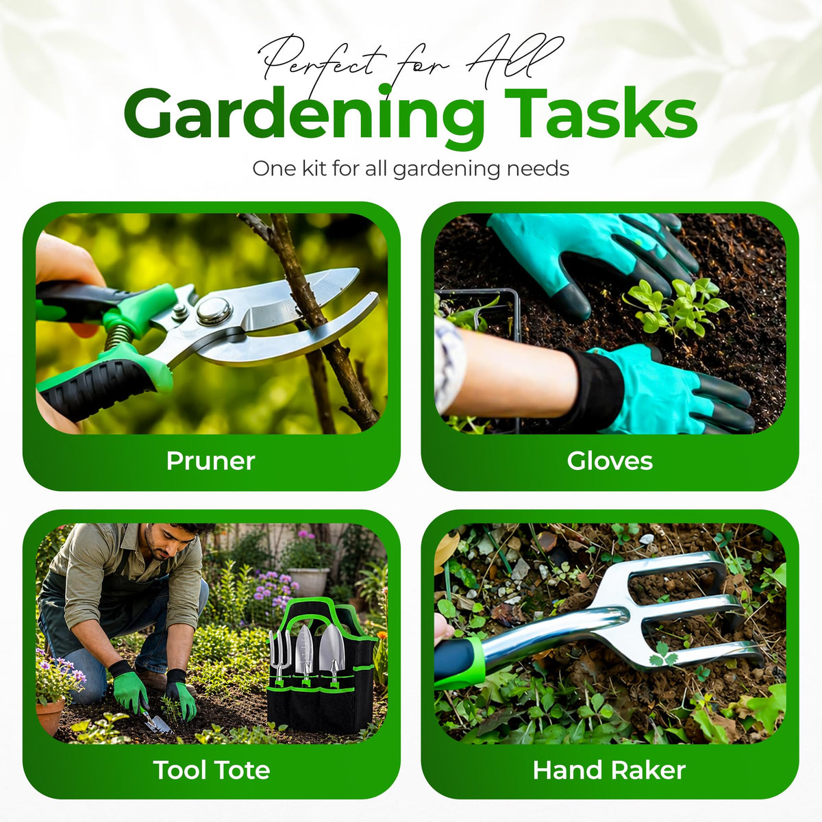PlantSpawn cultivator in hand for efficient weeding.