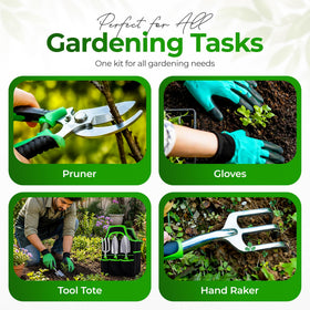 PlantSpawn cultivator in hand for efficient weeding.