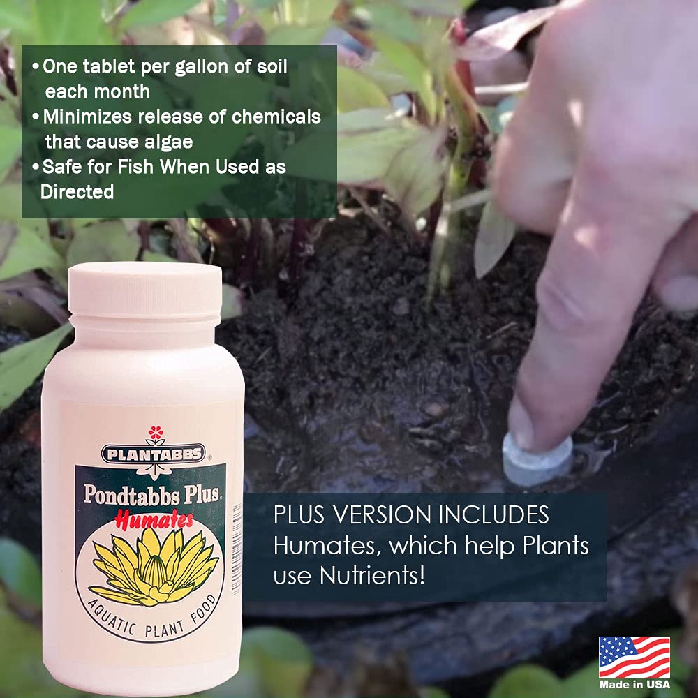 Planttabbs PondTabbs Plus bottle shown for convenient dosing and storage.