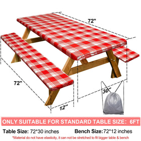 Play Tailor bench cover pair keeps seats clean and dry