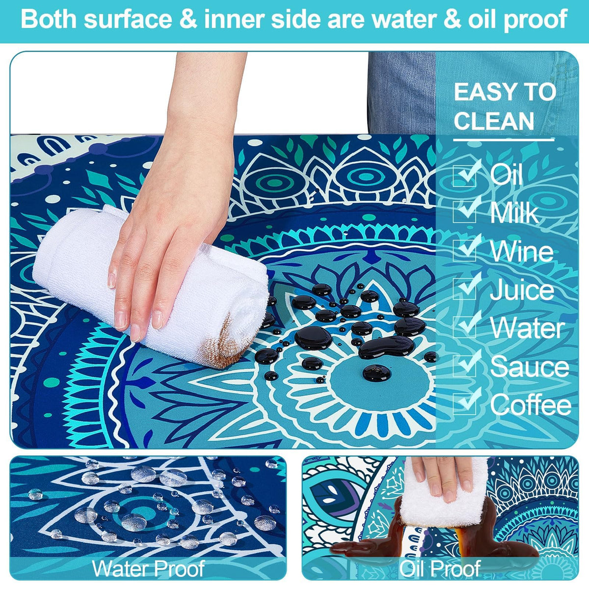 Play Tailor drawstring bag blue for easy storage and transport