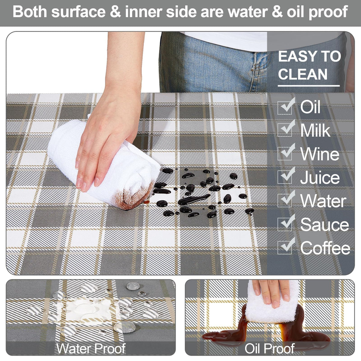 Play Tailor drawstring bag for camping stores table and bench covers.