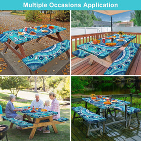 Play Tailor easy-clean table cover surface ready for quick wipe-down